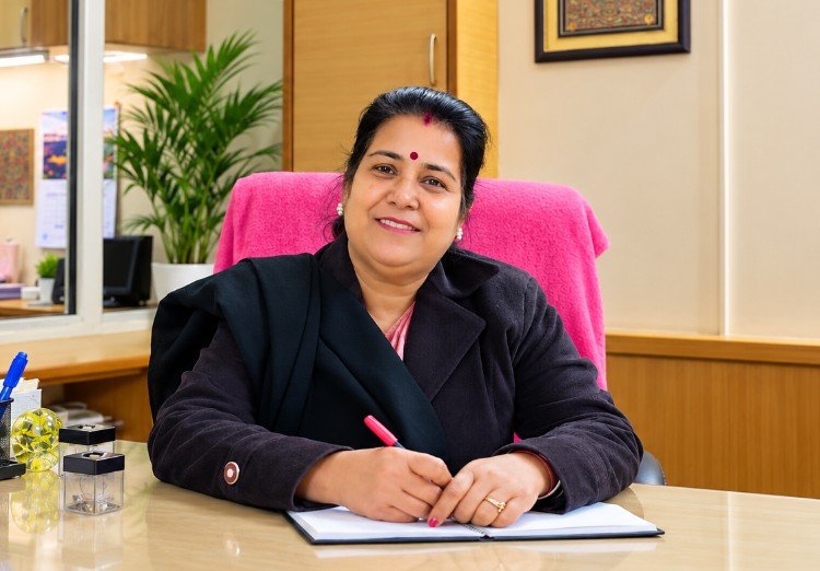 Ms. Anjana Shrivastava, Principal of Shikhar Public School